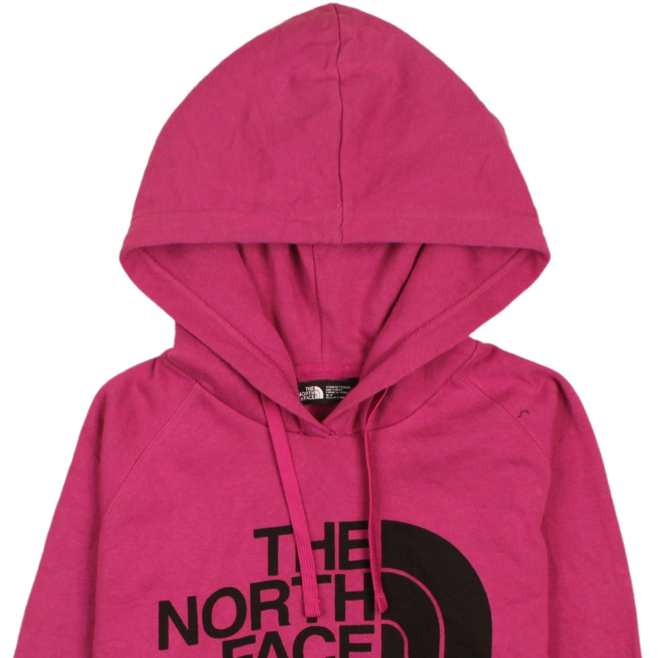 The North Face Women’s Pink Pullover Hoodie M Regular Fit Logo Design