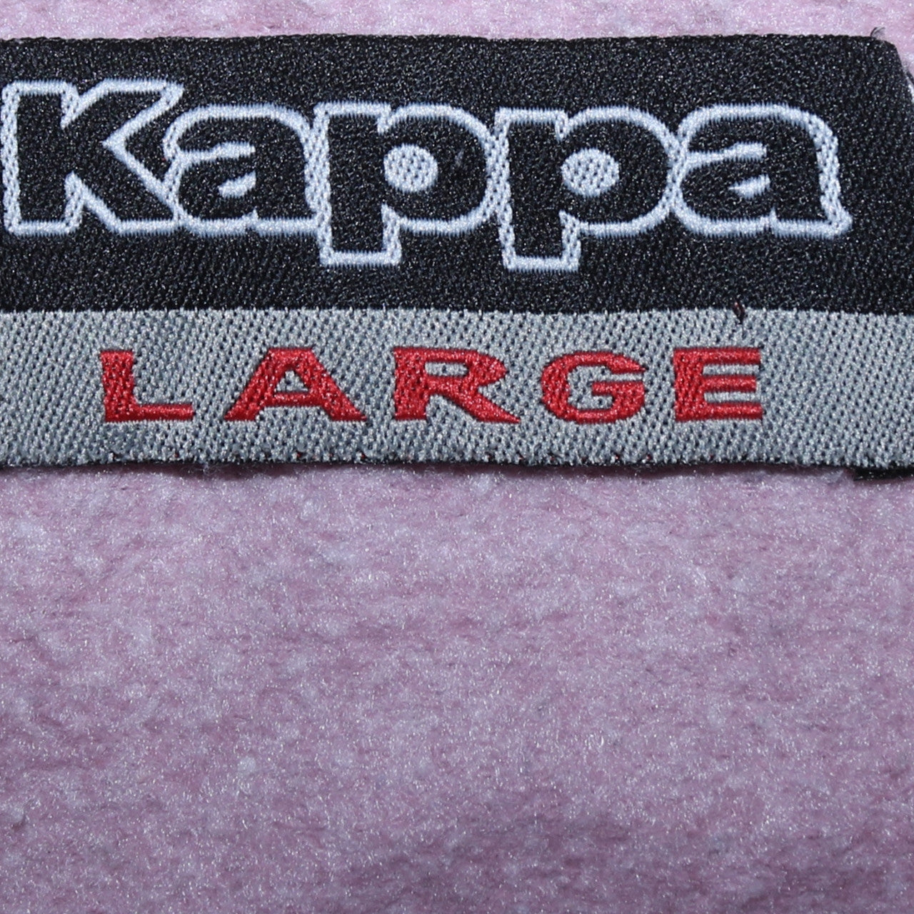 Kappa Womens Pink Pullover Sweatshirt Large Casual Embroidered Logo