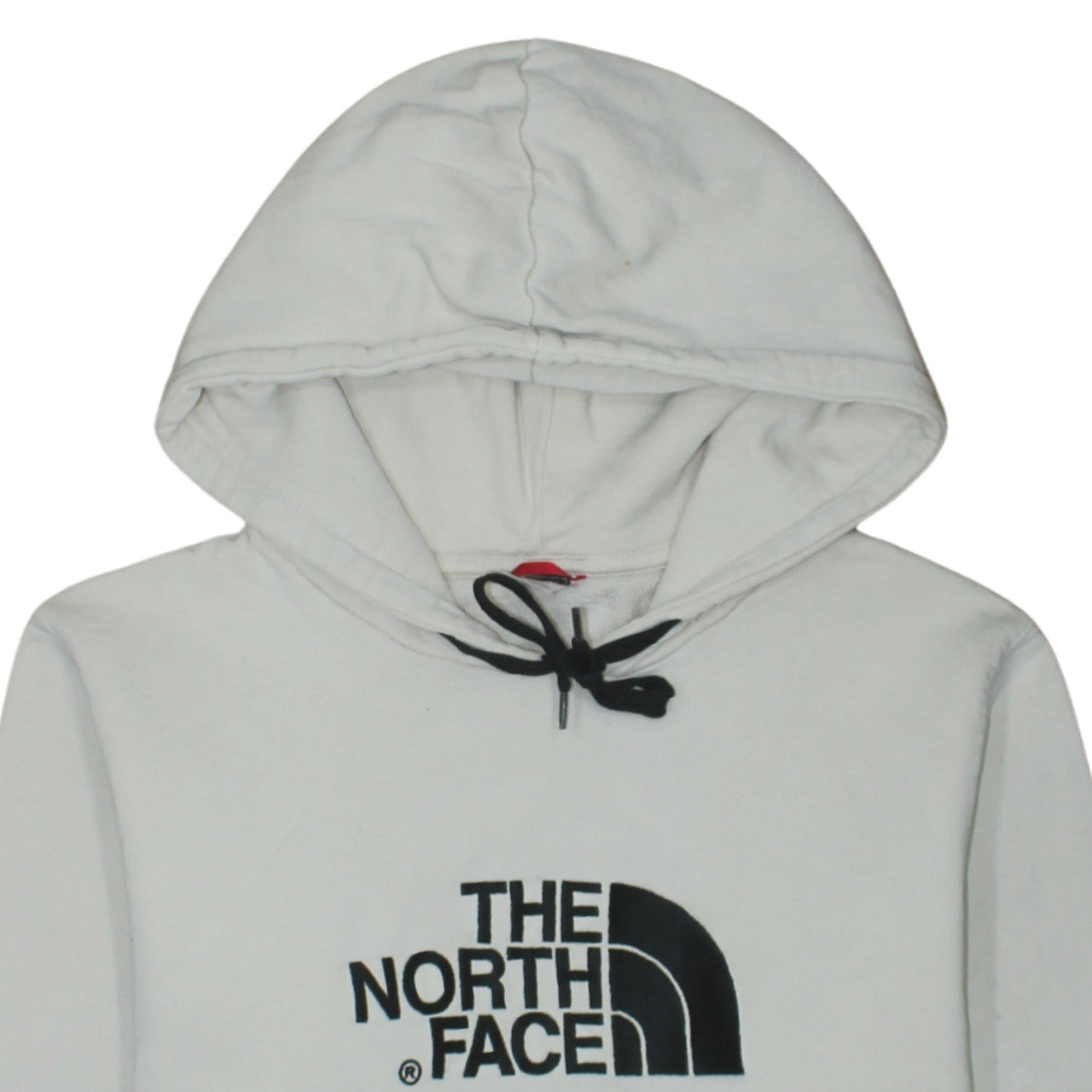The North Face Womens White Cotton Pullover Hoodie L