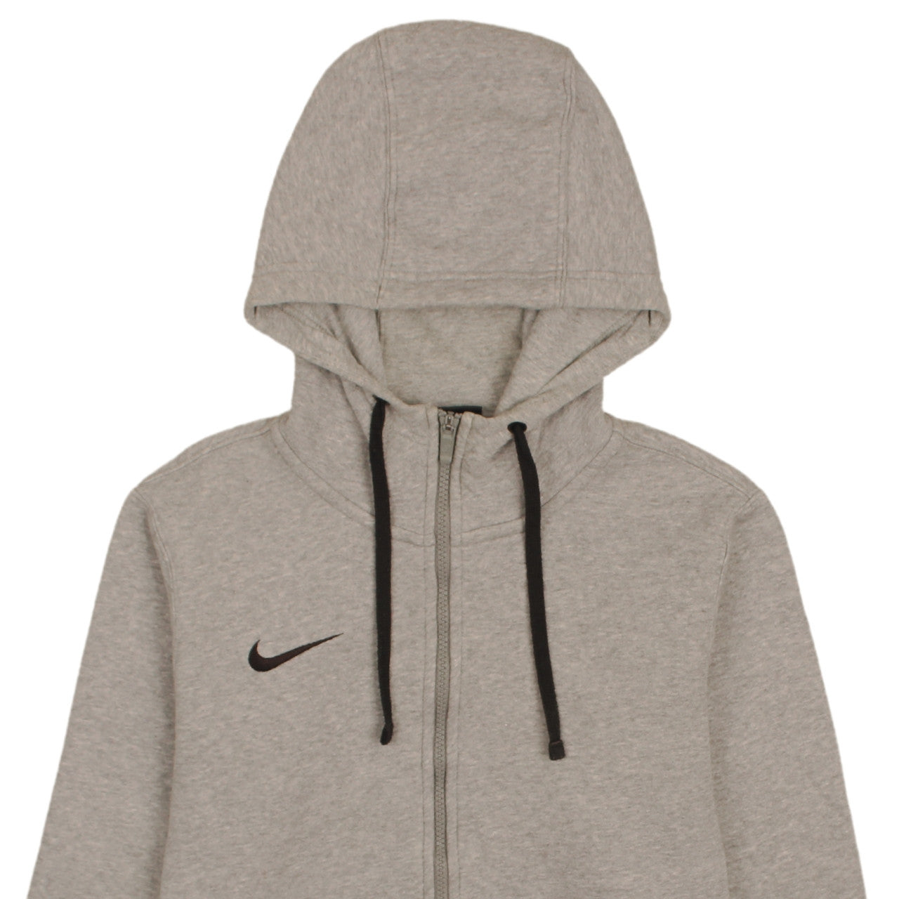 Nike Men's Grey Full Zip Hoodie Small Sports Fleece Sweatshirt