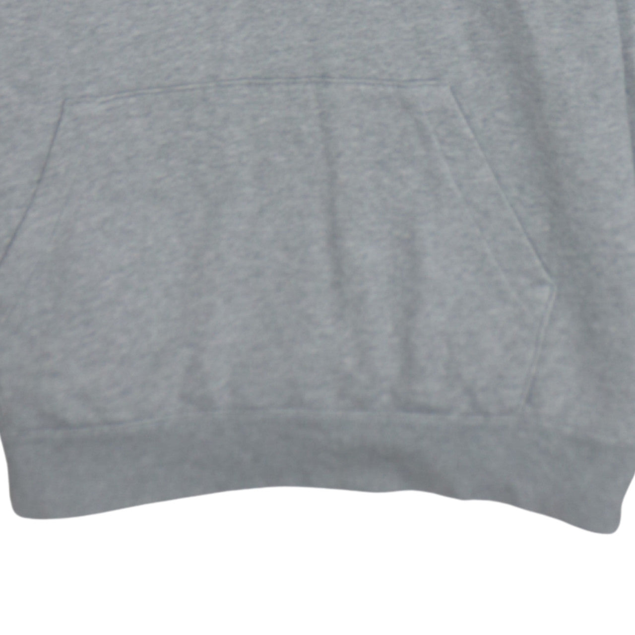 Nike Men's Grey Small Pullover Hoodie Regular Fit Logo Fleece