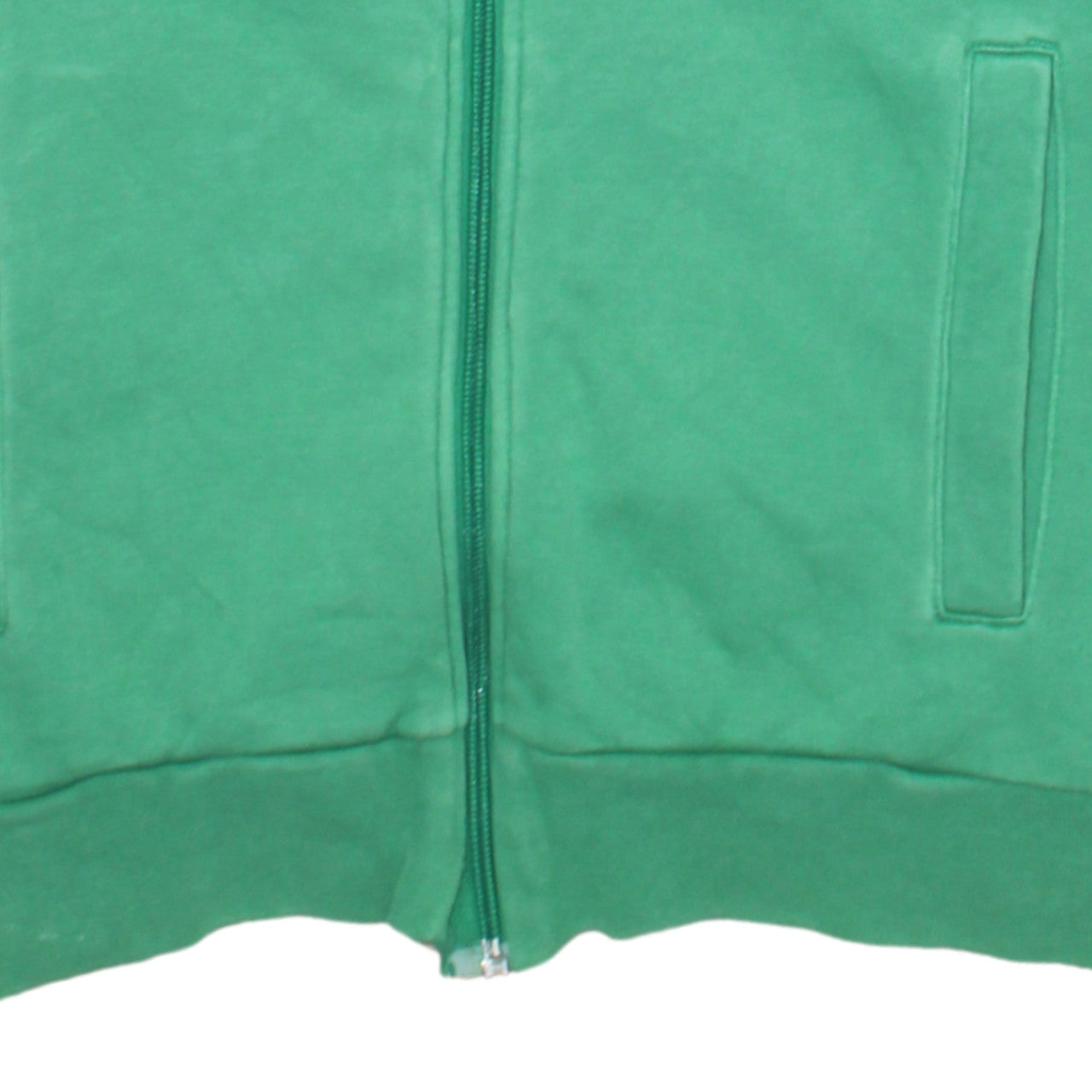 Puma Men's Green Full Zip Hoodie Size M Sports Fleece