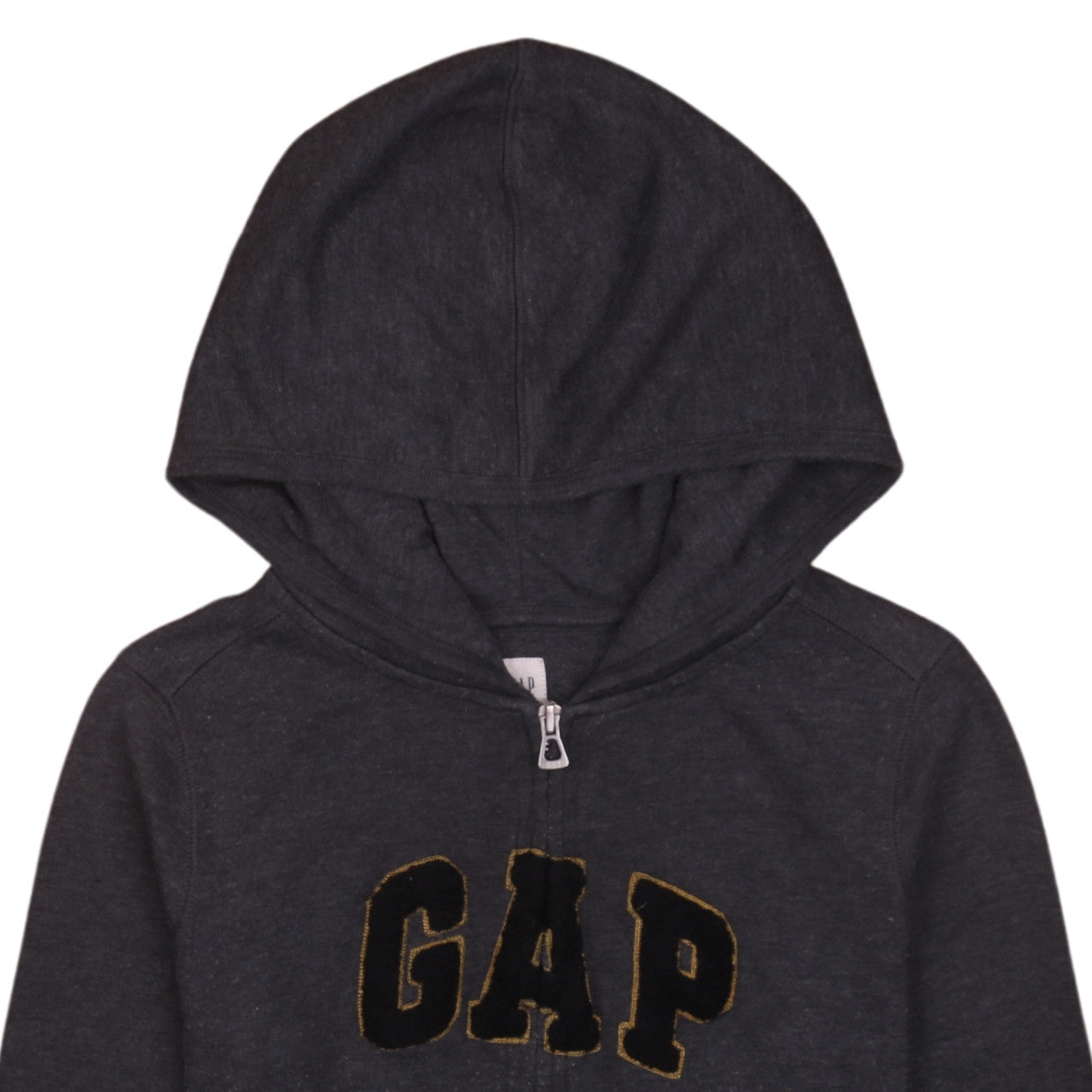 GAP Men's Black Full Zip Hoodie XS Regular Fit Fleece