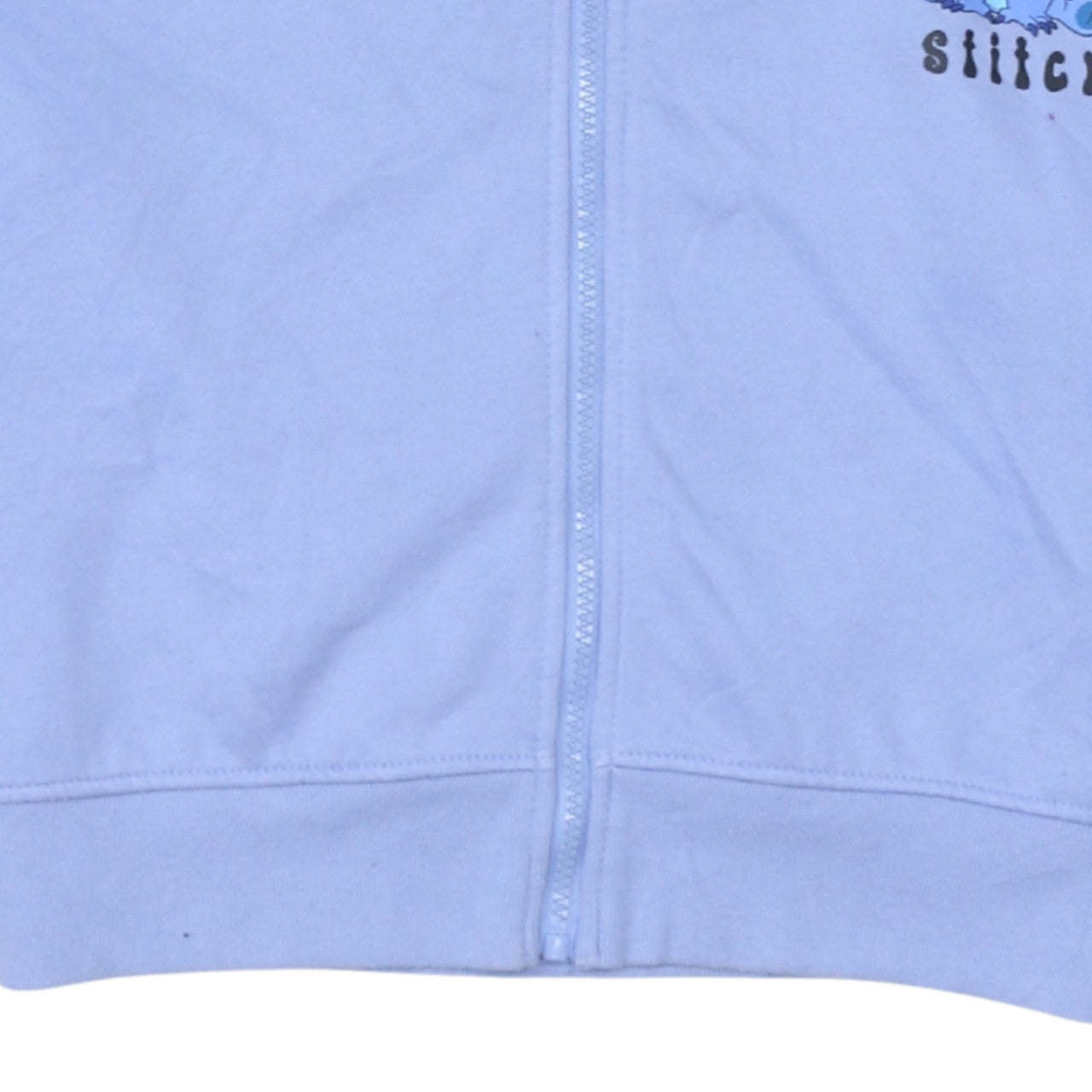 Disney Stitch Lilac Full Zip Hoodie Women M 12/14 Primark Cares