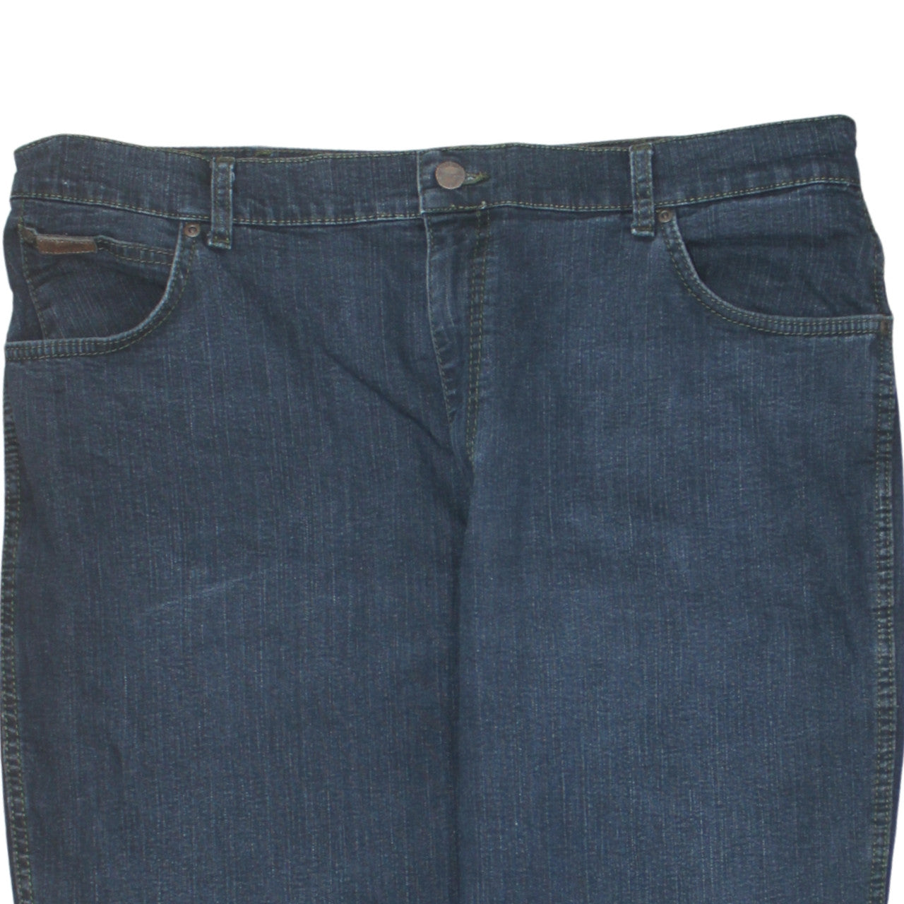 Wrangler Men's Blue Straight Fit Denim Jeans 36x32 Classic Style