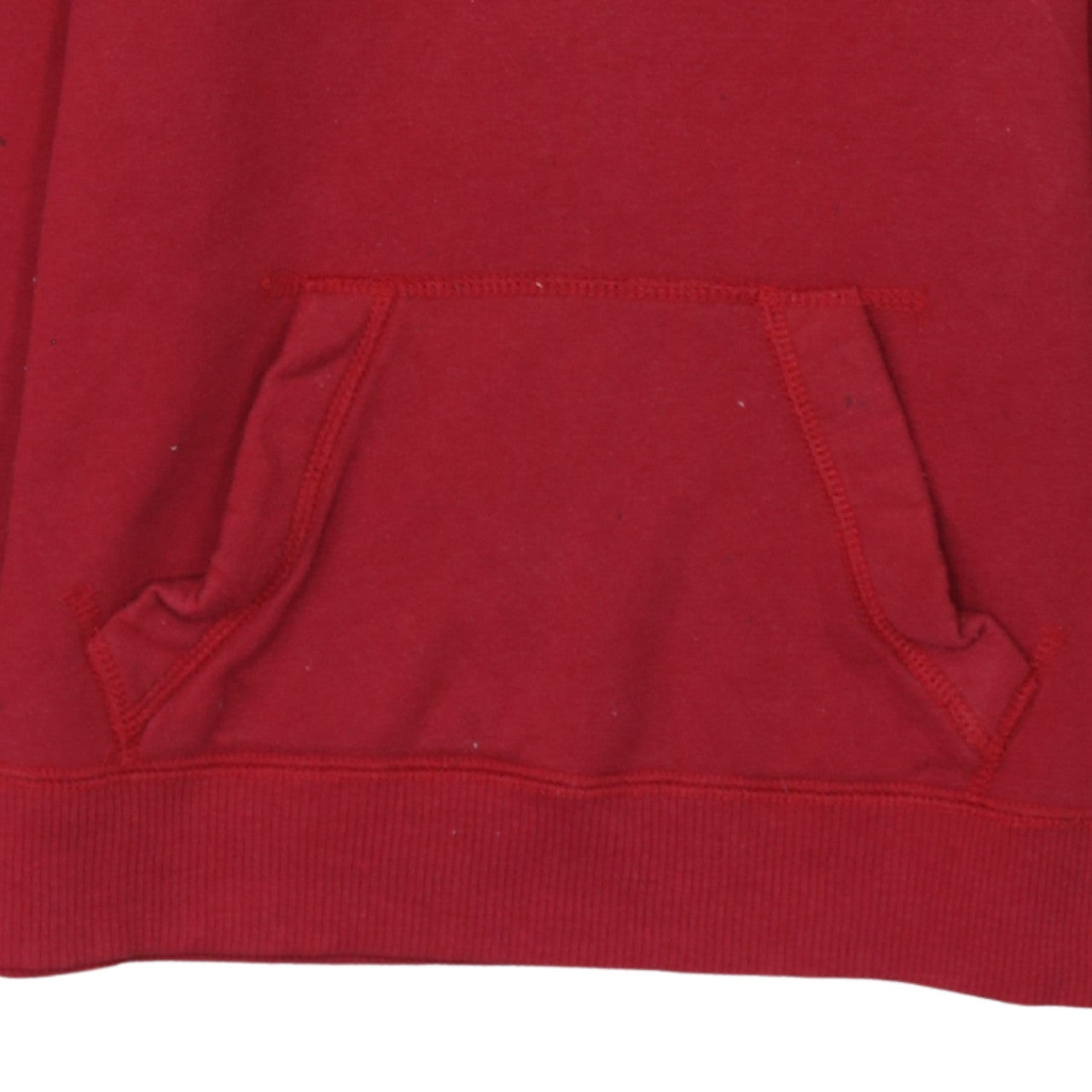 Hollister Men’s Red Pullover Hoodie S Fleece Lined Logo Sweatshirt