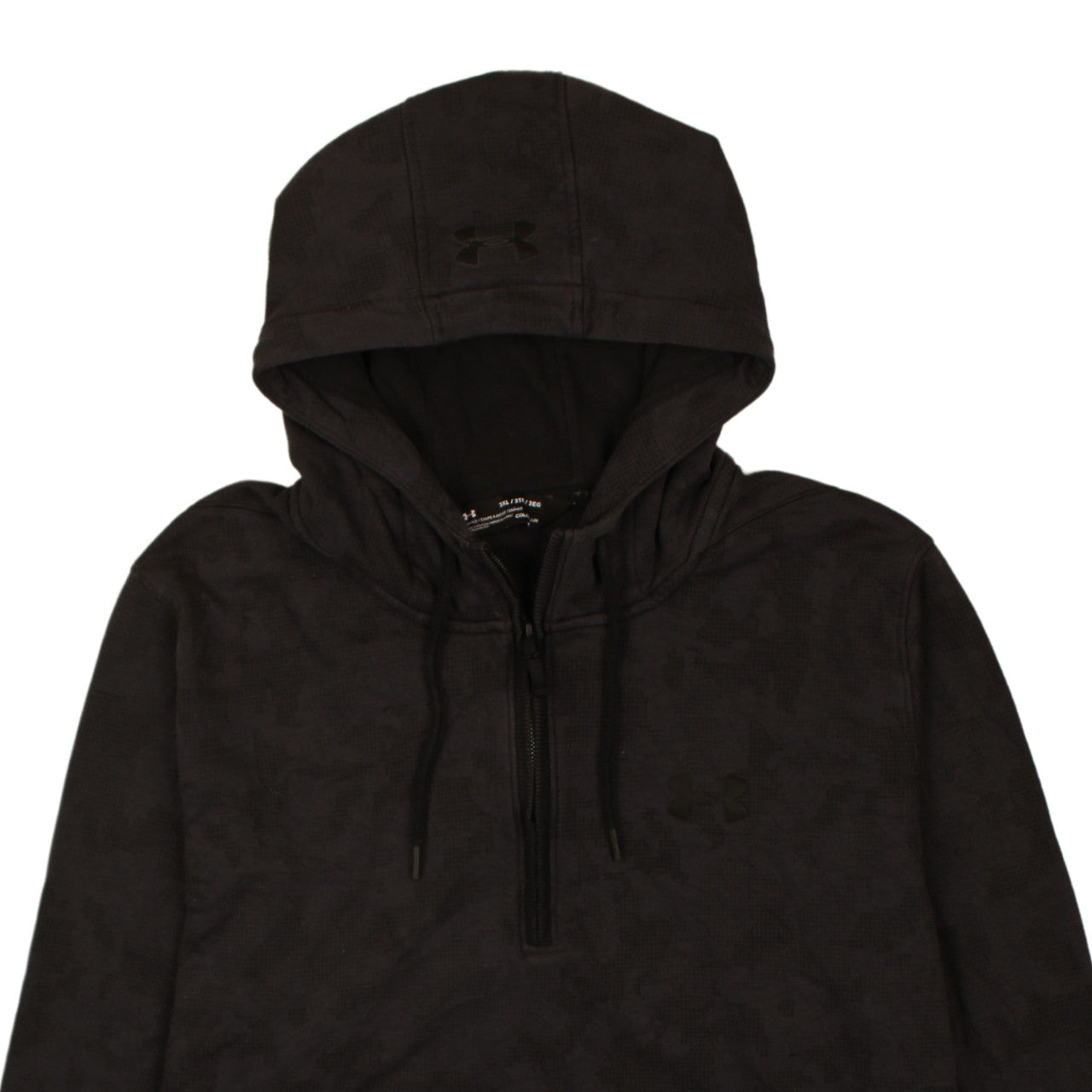 Under Armour Men's Black Camouflage 3XL Pullover Hoodie