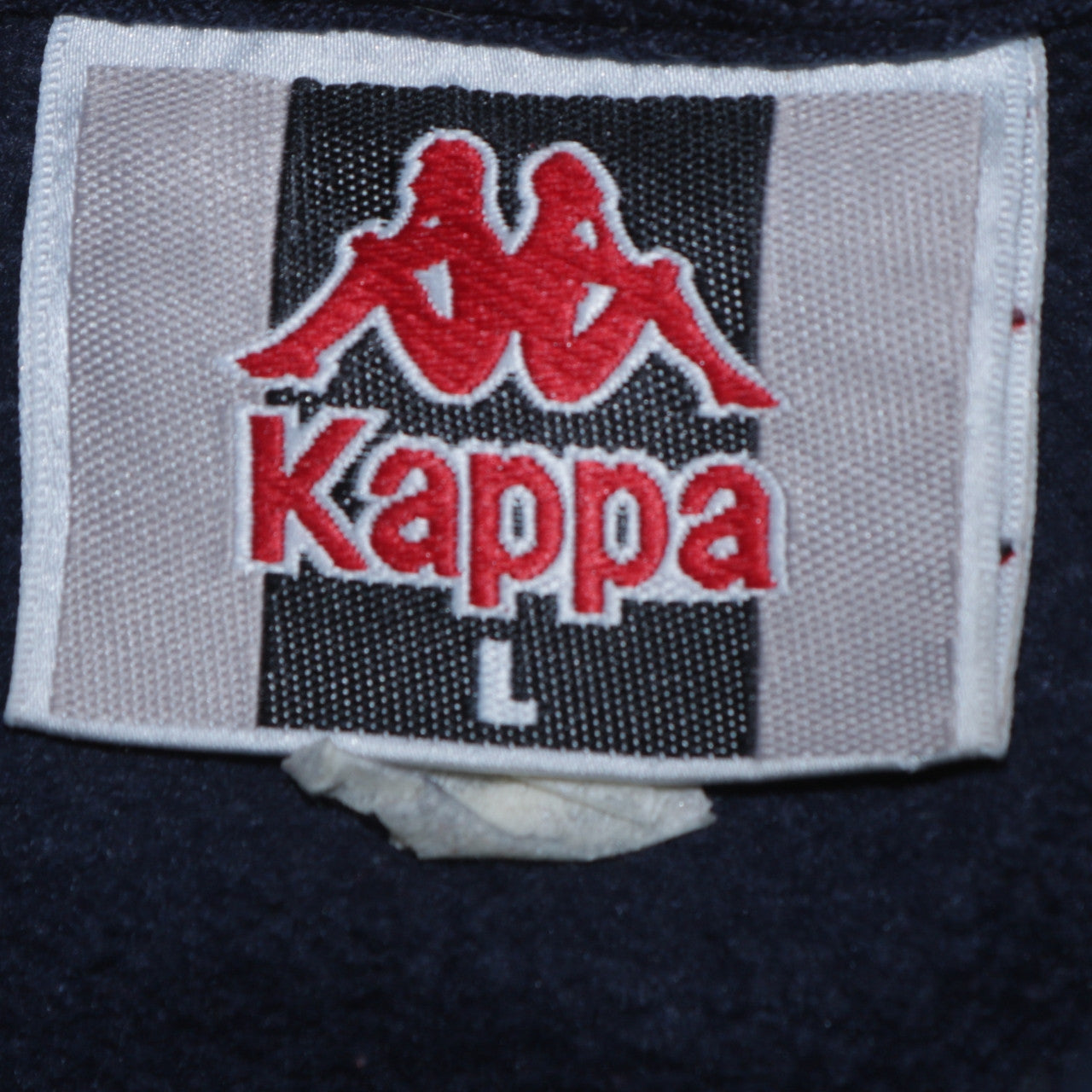 Kappa Mens Blue Large Logo Crew Neck Pullover Sweatshirt
