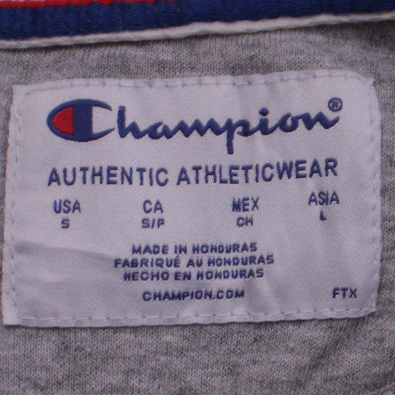 Champion Men's Grey Pullover Hoodie Small Logo Sportswear
