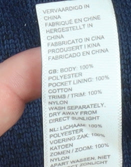 Fat Face Men's Blue 1/2 Zip Fleece Sweatshirt Size L