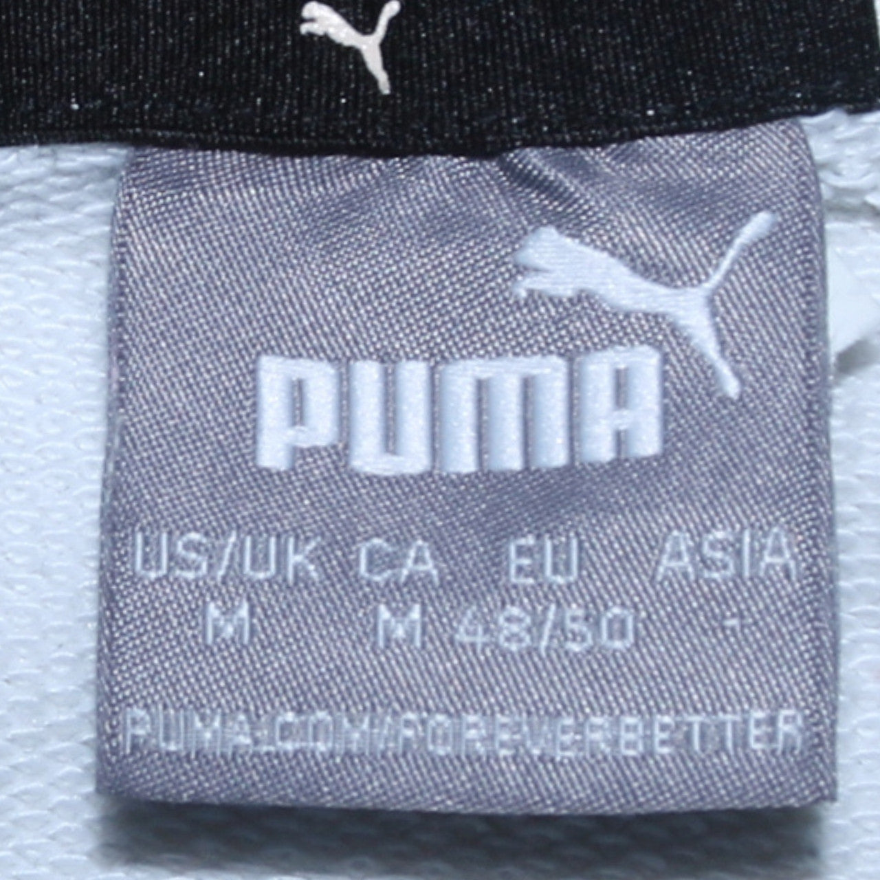 Puma Men's White Pullover Hoodie M Logo Graphic Sportswear