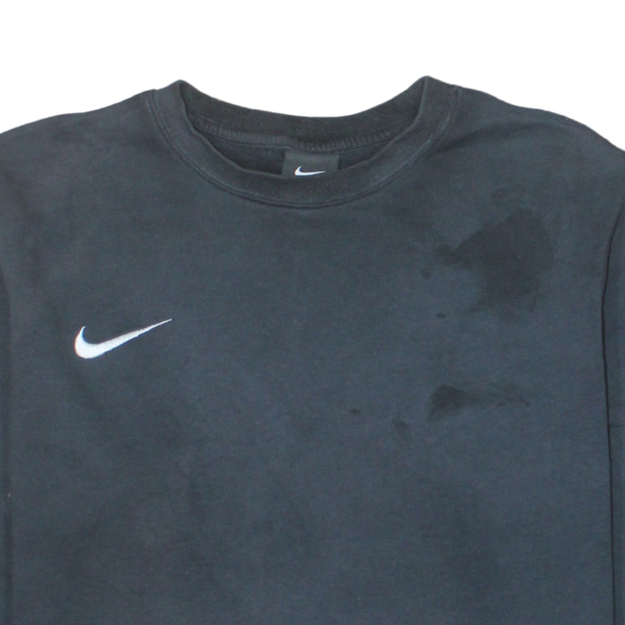 Nike Men's Black Medium Pullover Sweatshirt Crew Neck Fleece