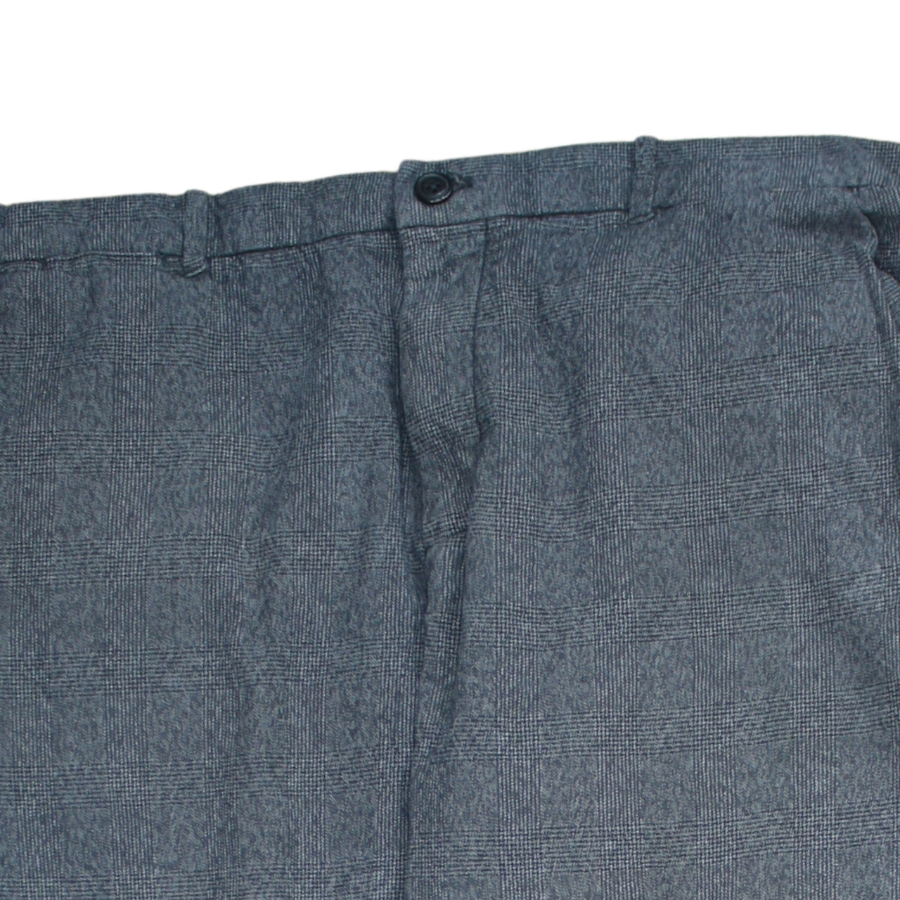 GAP Men's Grey Check Slim Fit Chino Trousers 38x32