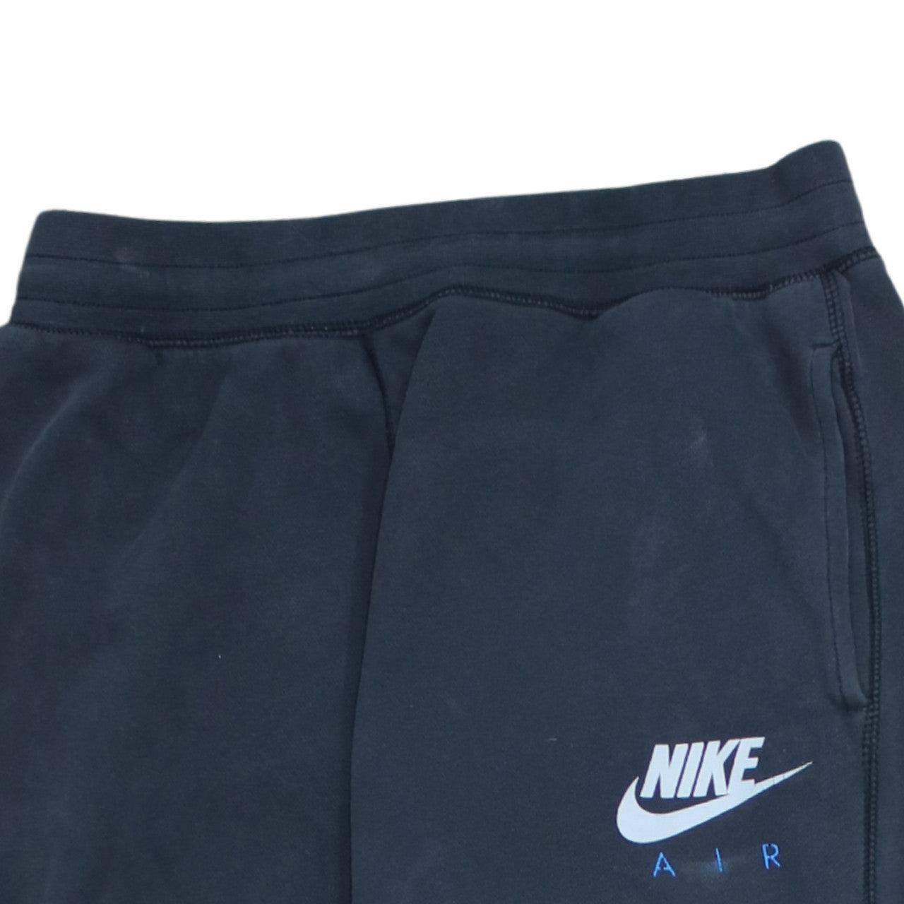 Nike Men's Black Air Fleece Sweatpants M Regular Tapered Fit
