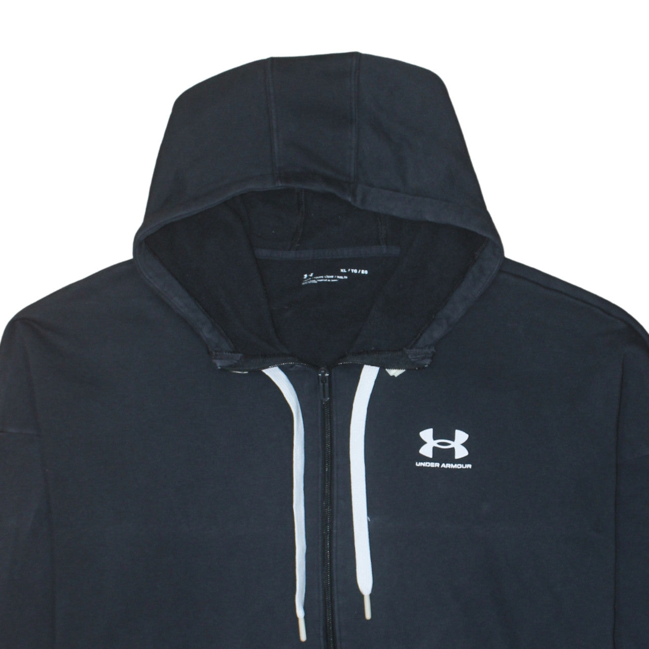 Under Armour Men's Black XL Full Zip Hoodie Sweatshirt
