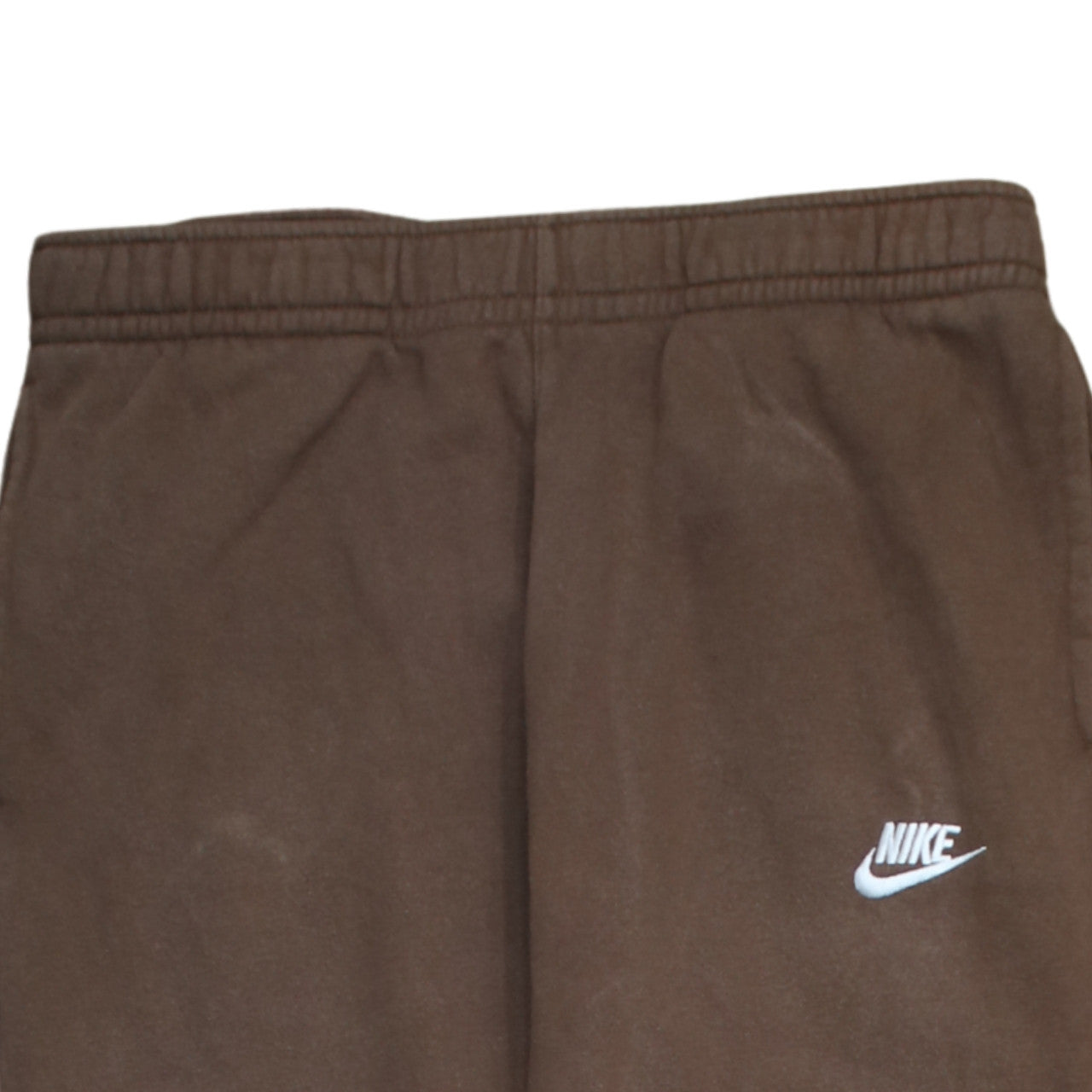 Nike Men's Brown Fleece Sweatpants M Regular Fit Casual Tapered