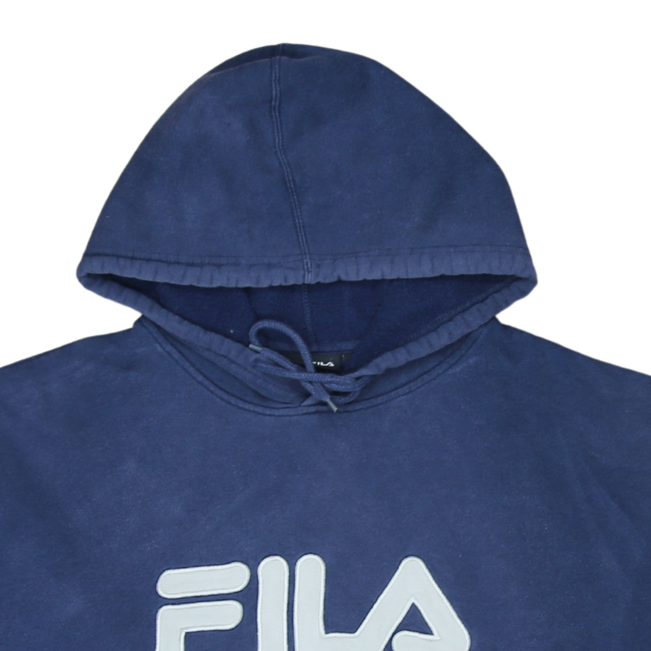 Fila Mens Blue Pullover Hoodie XL Logo Sports Sweatshirt