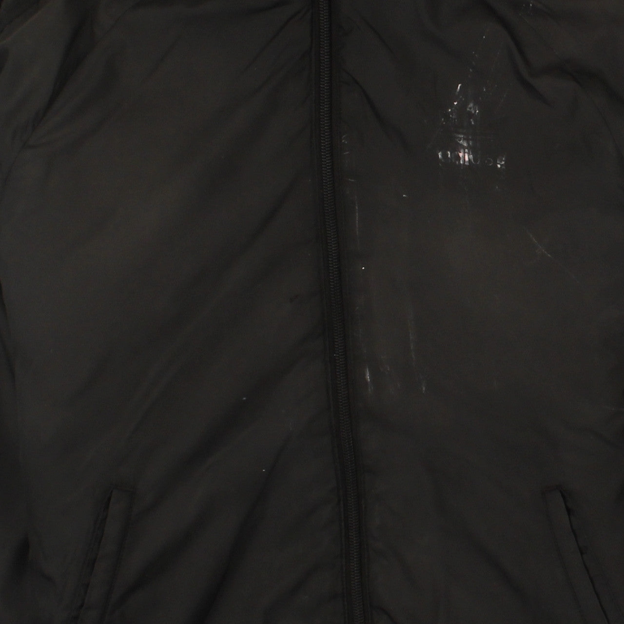 Adidas Boys Black Hooded Track Jacket 13 Years Full Zip Logo Sportswear