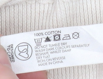 Rocha.John Rocha Women’s Ivory Cotton Long Sleeve Cardigan Size 12