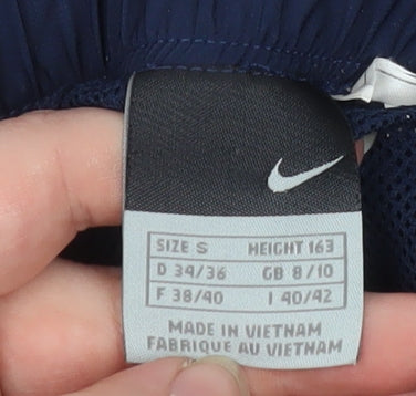 Nike Boys Blue Track Pants S Lightweight Activewear Trousers