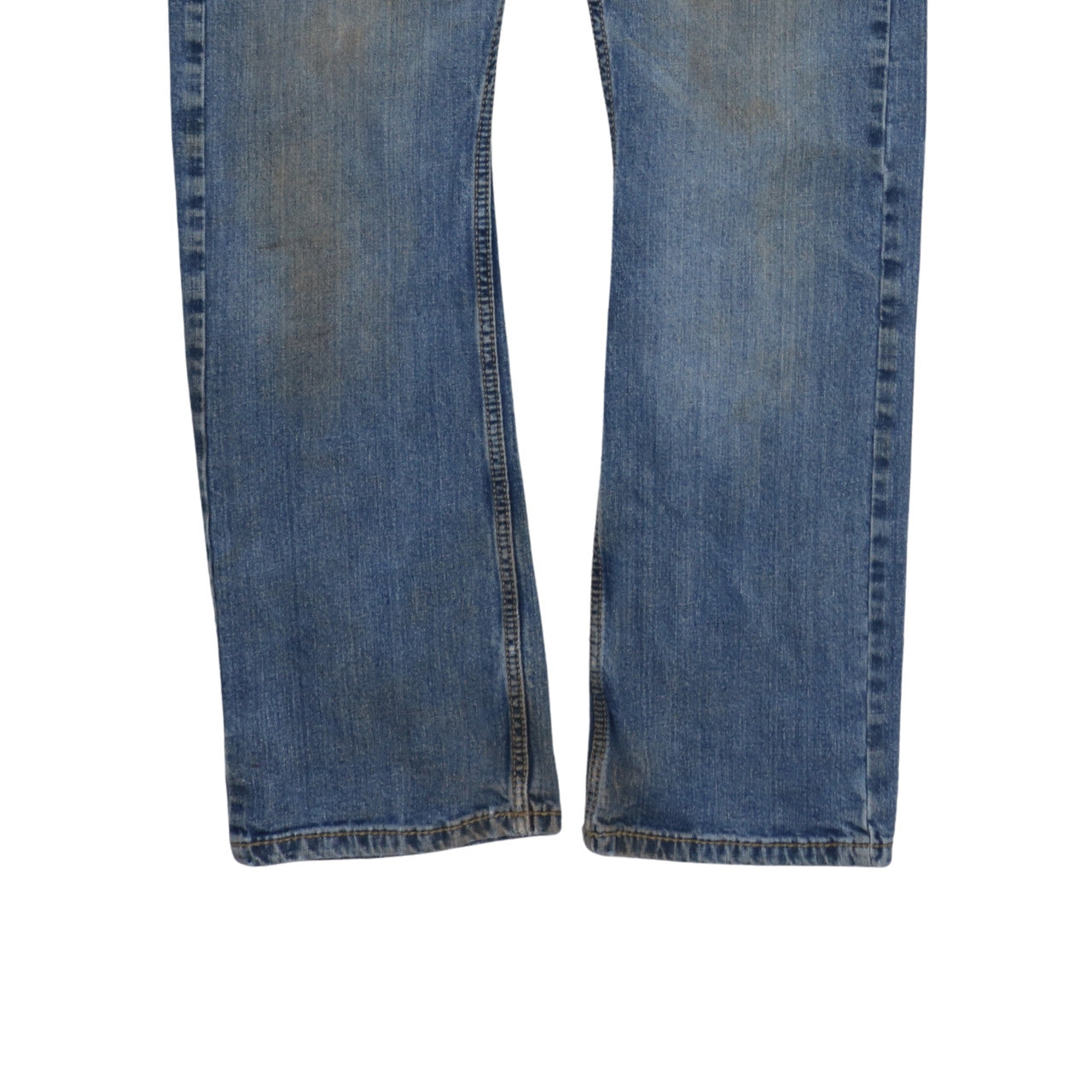 Wrangler Men's Blue 30x32 Straight Leg Denim Jeans