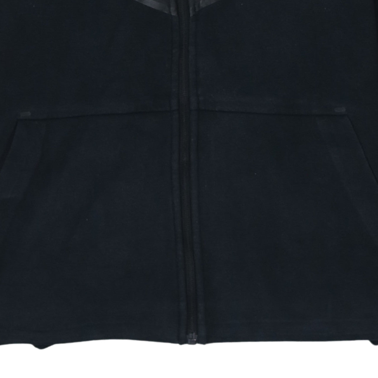 Nike Women's Black Full Zip Hoodie Small Cotton Blend Sportswear