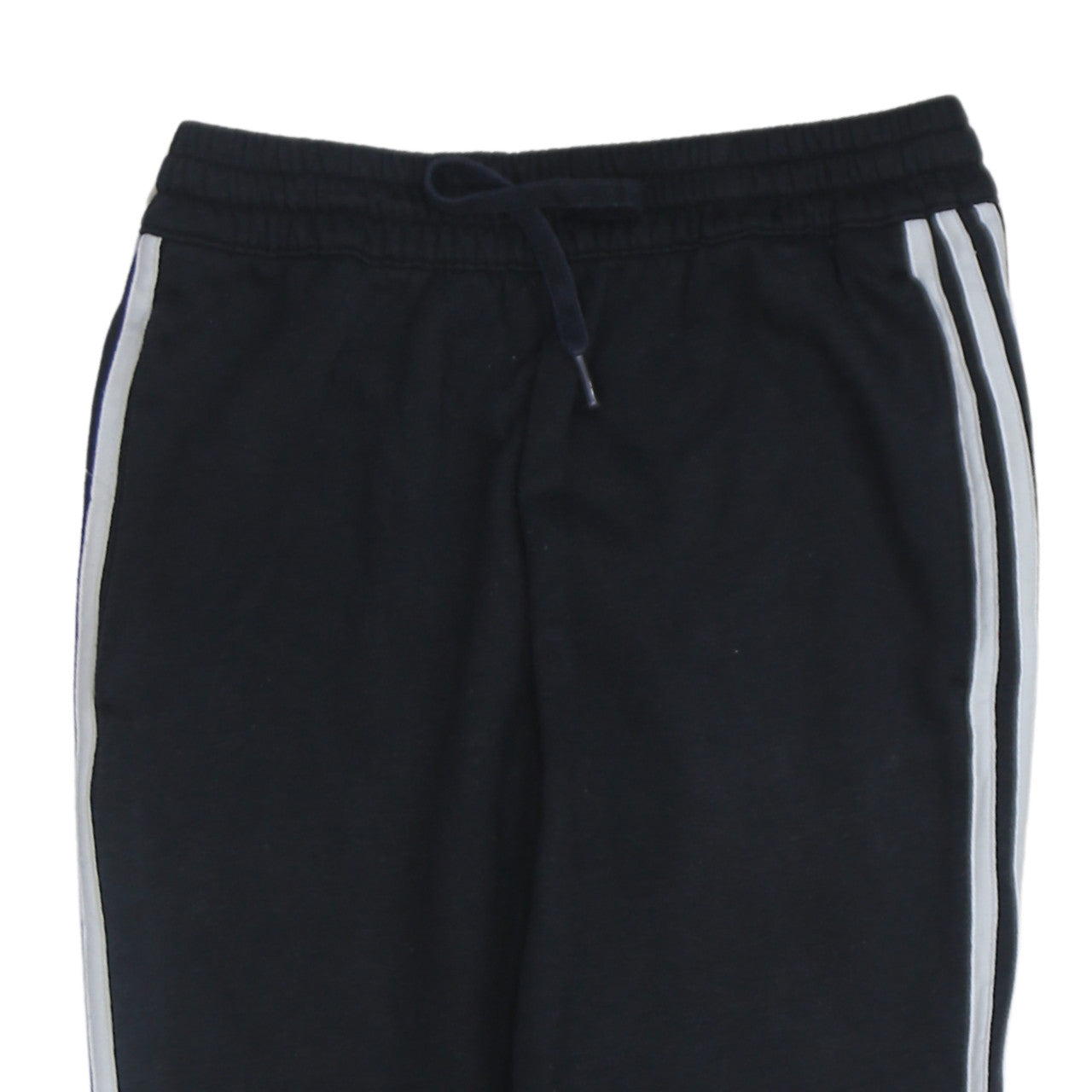 Adidas Mens Black Small Jogger Sweatpants with Side Stripe