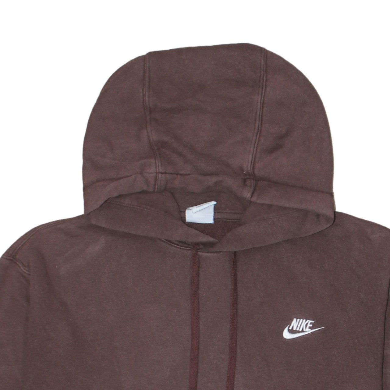Nike Men's Brown Pullover Hoodie M Regular Fit Fleece Sweatshirt