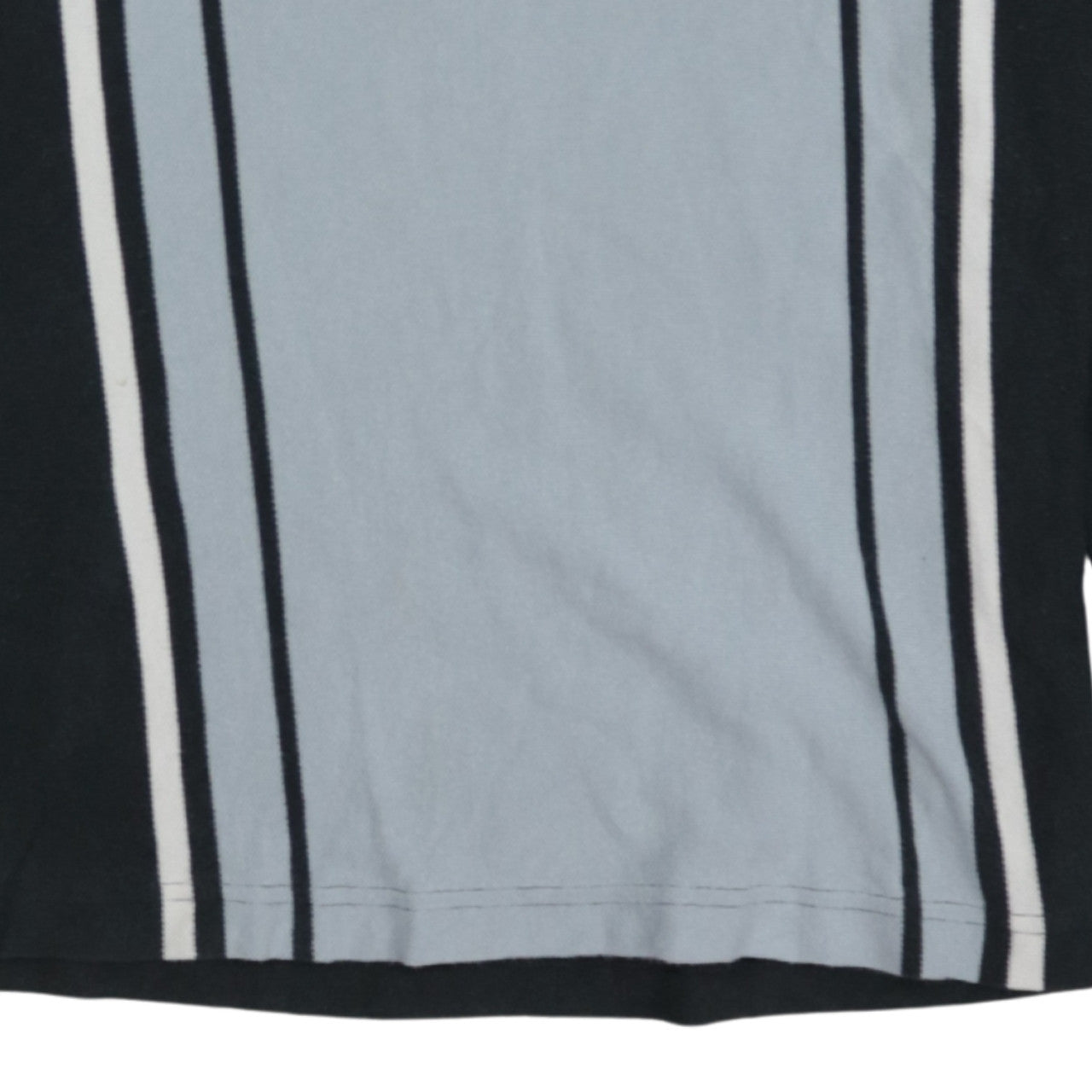 Lacoste Men's Black & Grey Striped Long Sleeve Polo Shirt Size L