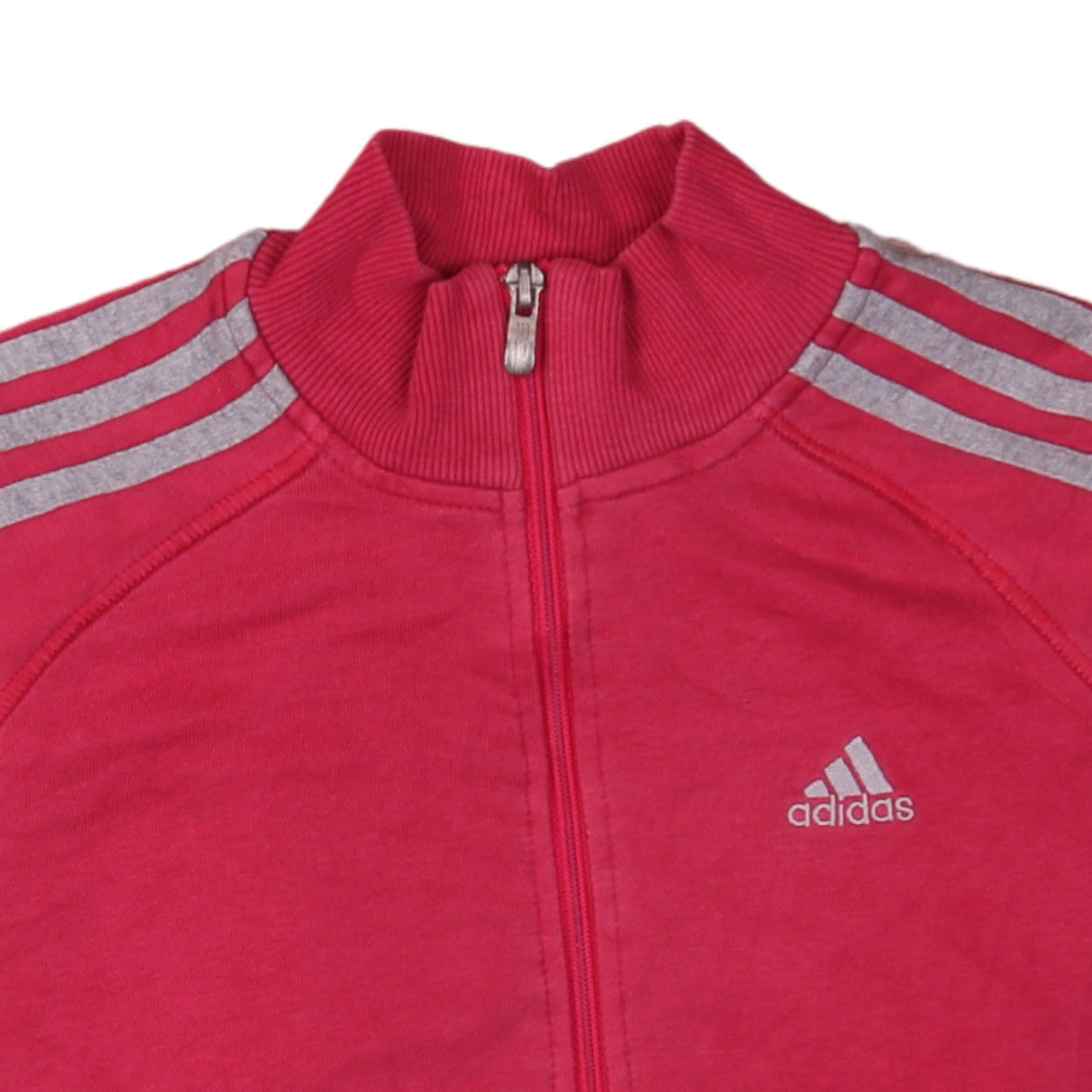 Adidas Girls Pink Full Zip Sweatshirt Jacket 11-12 Years Sportswear