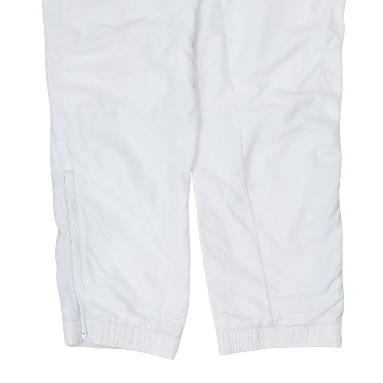 Puma Men's White Track Pants Size M Polyester Blend Elastic Waist