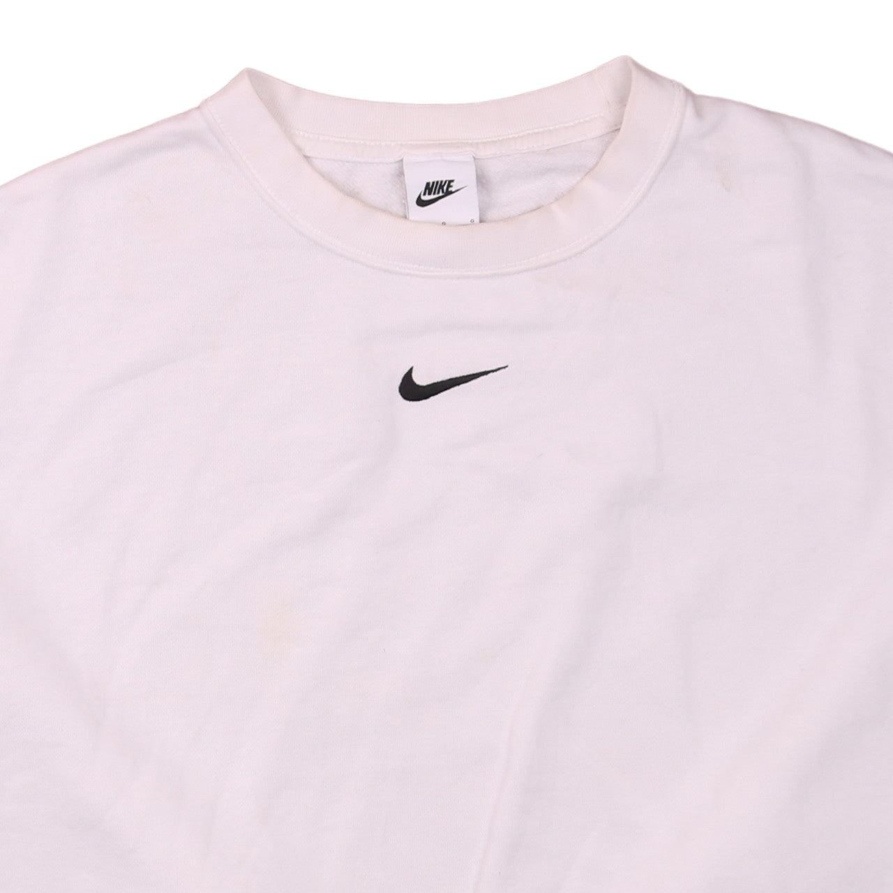 Nike Women’s White Crew Neck Pullover Sweatshirt Size L