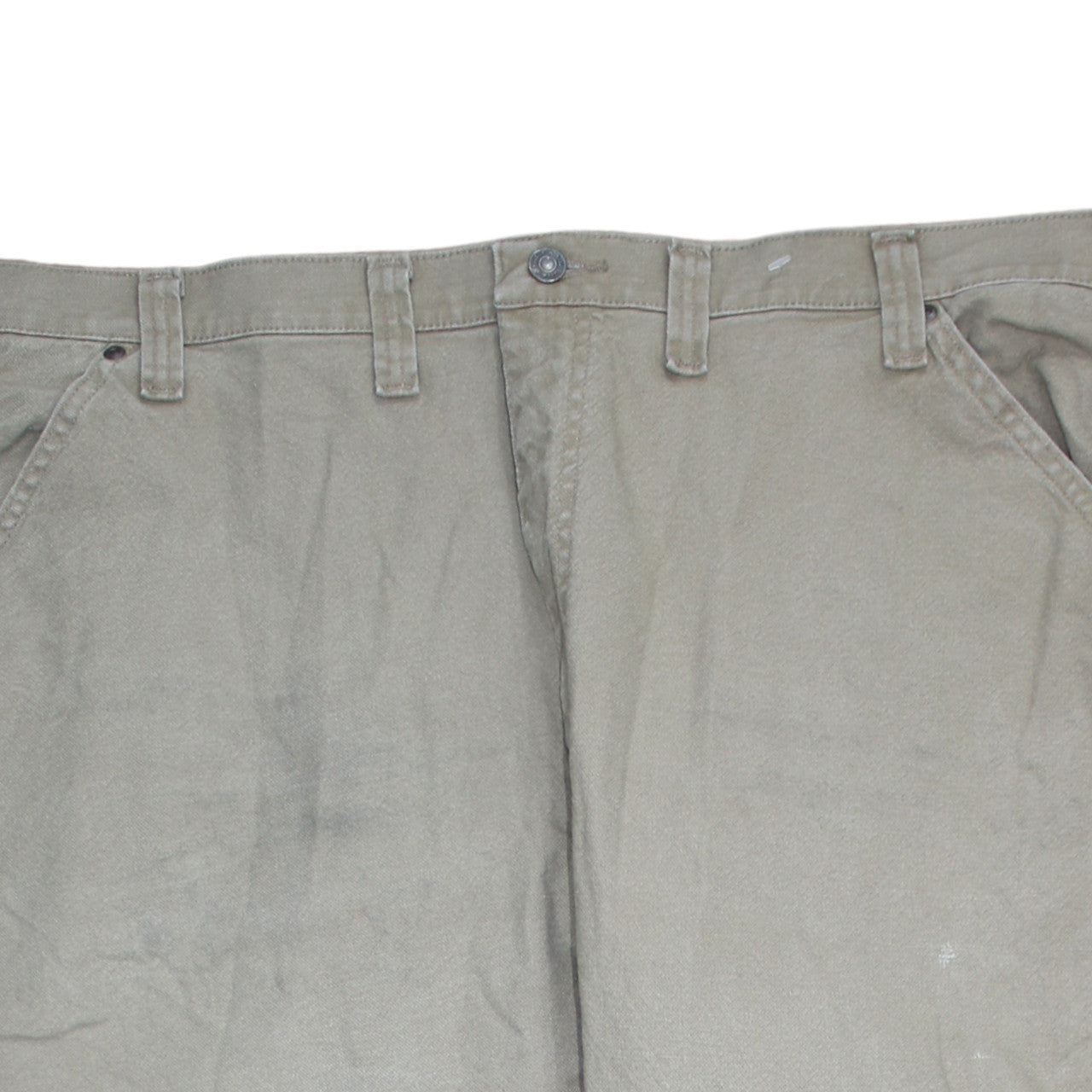 Wrangler Men's Beige Carpenter Workwear Trousers Size 44x32