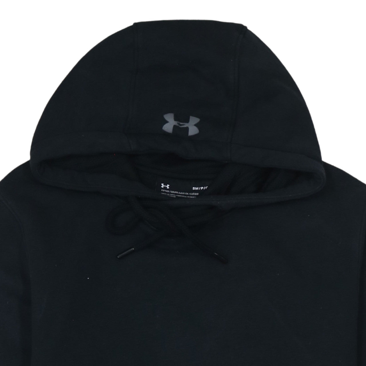 Under Armour Men’s Black ColdGear Pullover Hoodie Size S Fitted