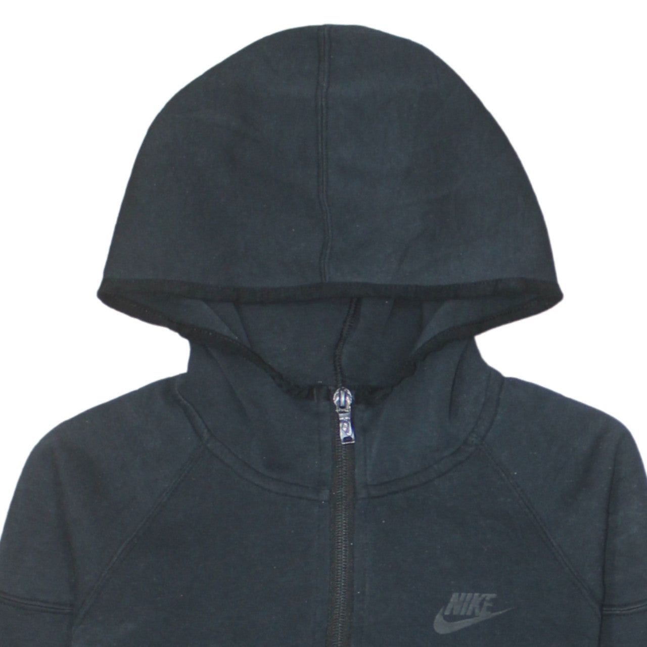 Nike Men's Black Full Zip Hoodie Size S Fleece Hooded Sweatshirt