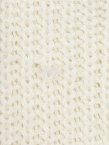 Brave Soul Women's Ivory Cable Knit Crew Neck Jumper Size 10