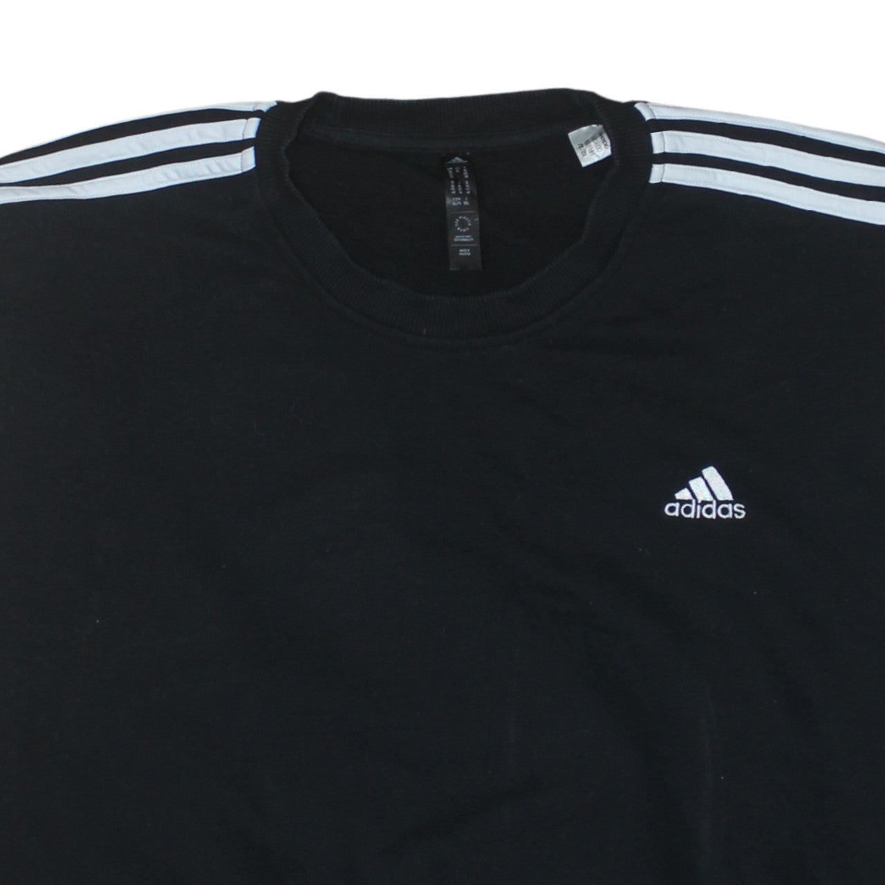 Adidas Women Black XL Pullover Sweatshirt Crew Neck