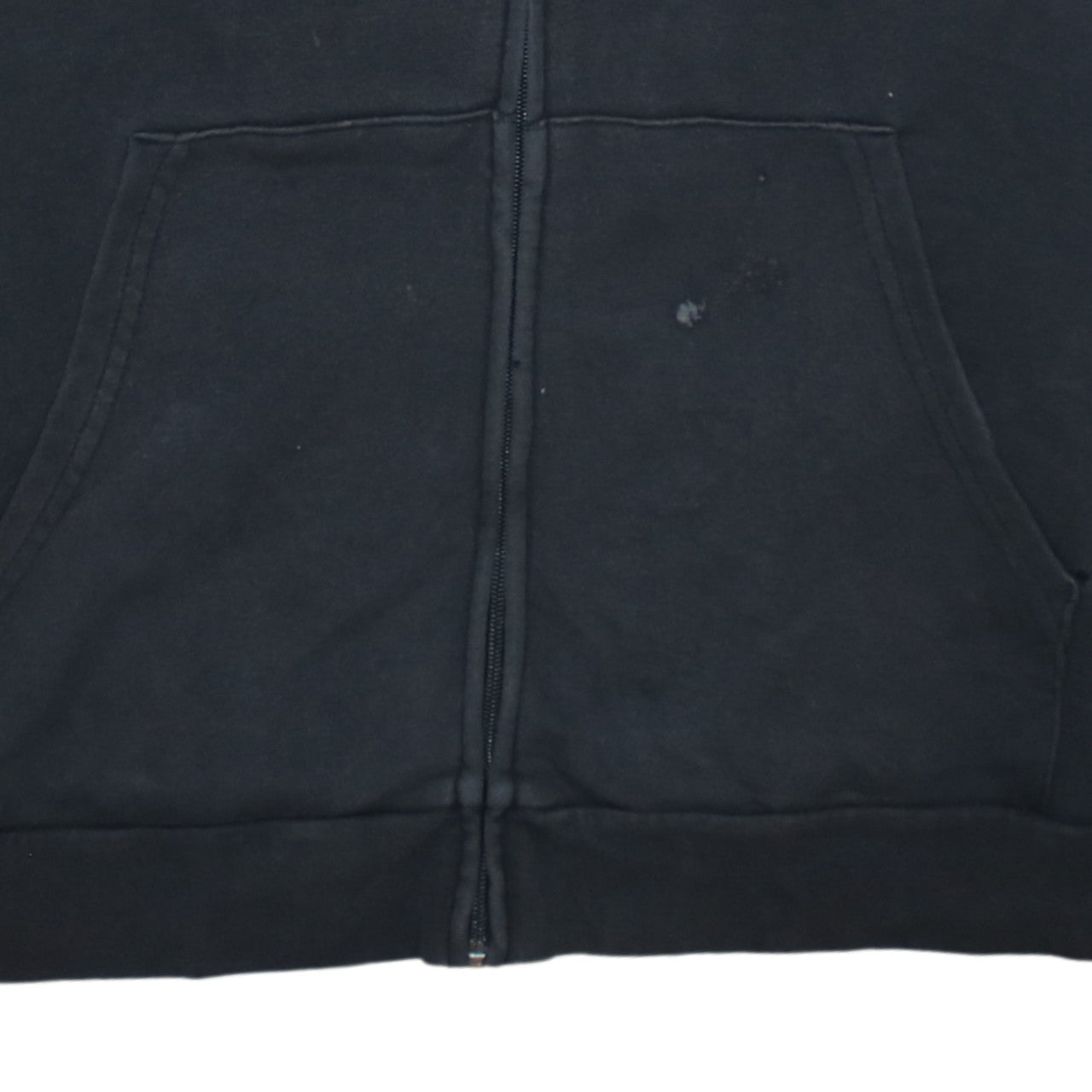 Adidas Womens Black 2XL Full Zip Hoodie Sweatshirt with Logo Print