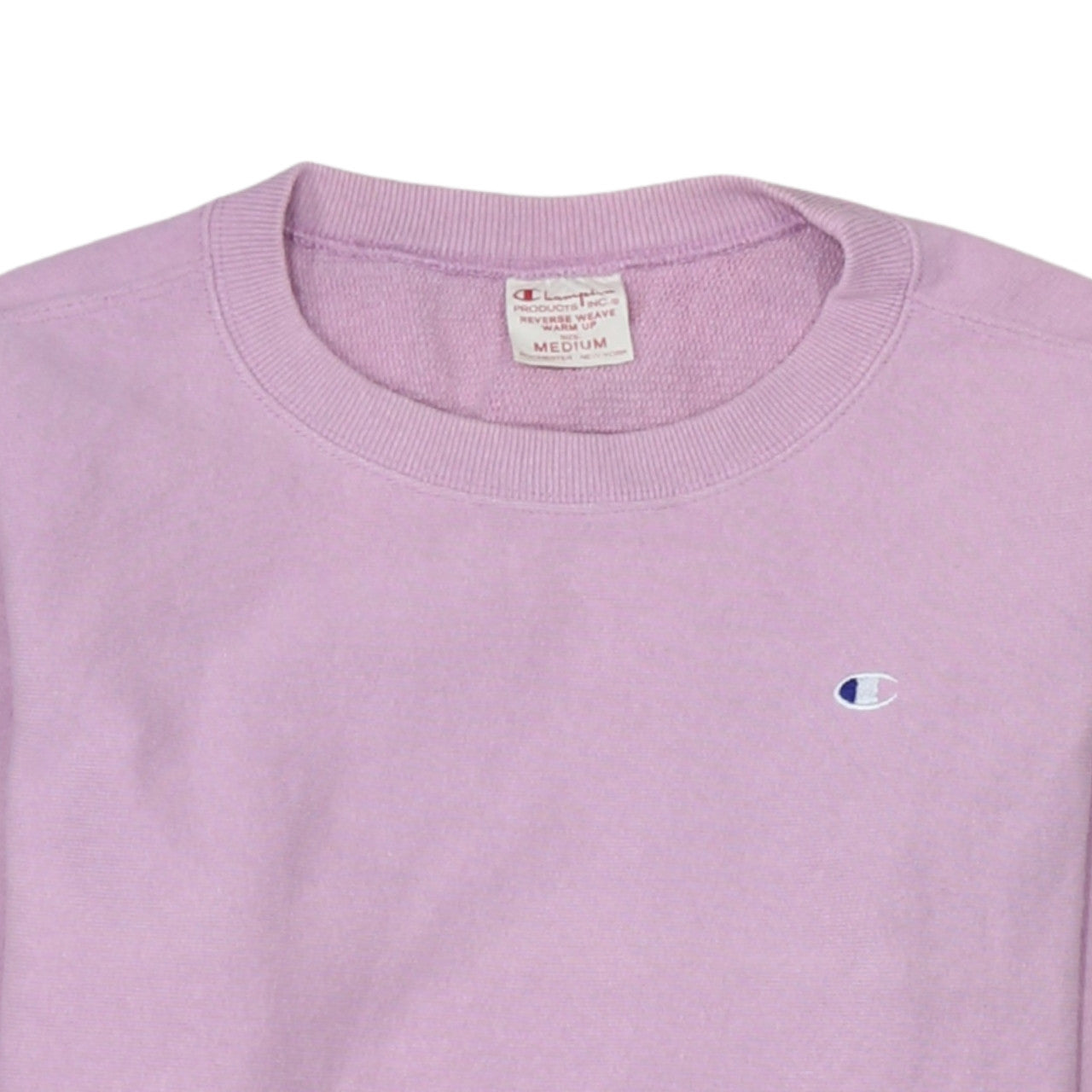 Champion Womens Pink Reverse Weave Sweatshirt Medium Cotton Casual