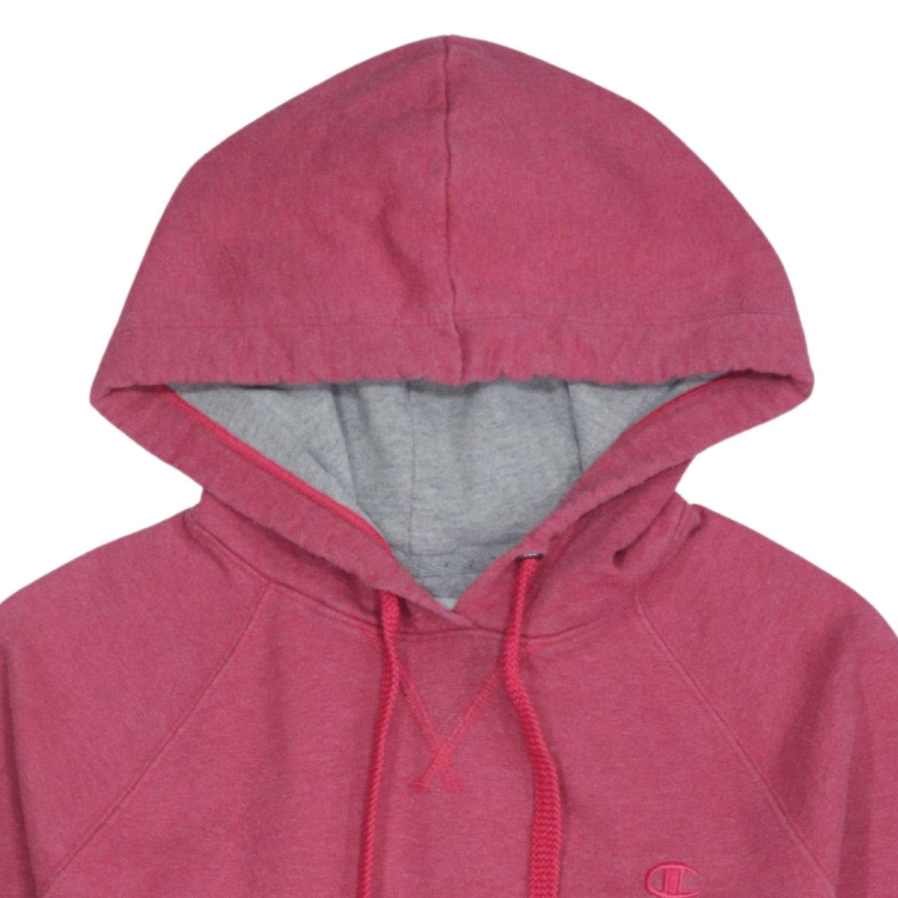 Champion Womens Pink Hooded Pullover Sweatshirt Size M