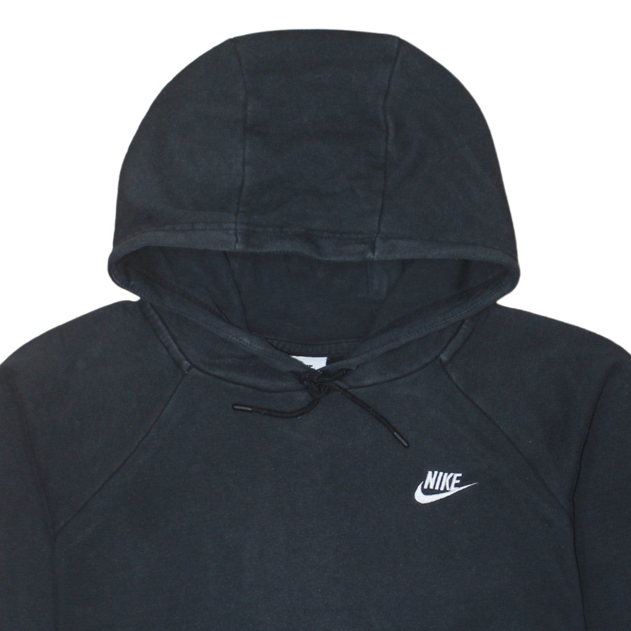 Nike Men's Black Pullover Hoodie L Logo Fleece Sweatshirt