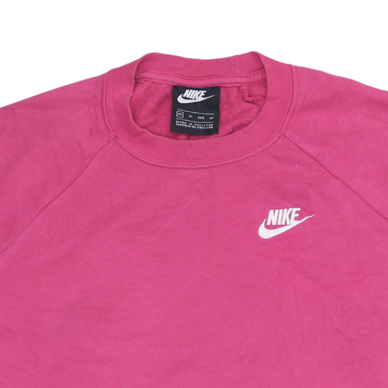 Nike Womens Pink XS Pullover Sweatshirt with Logo