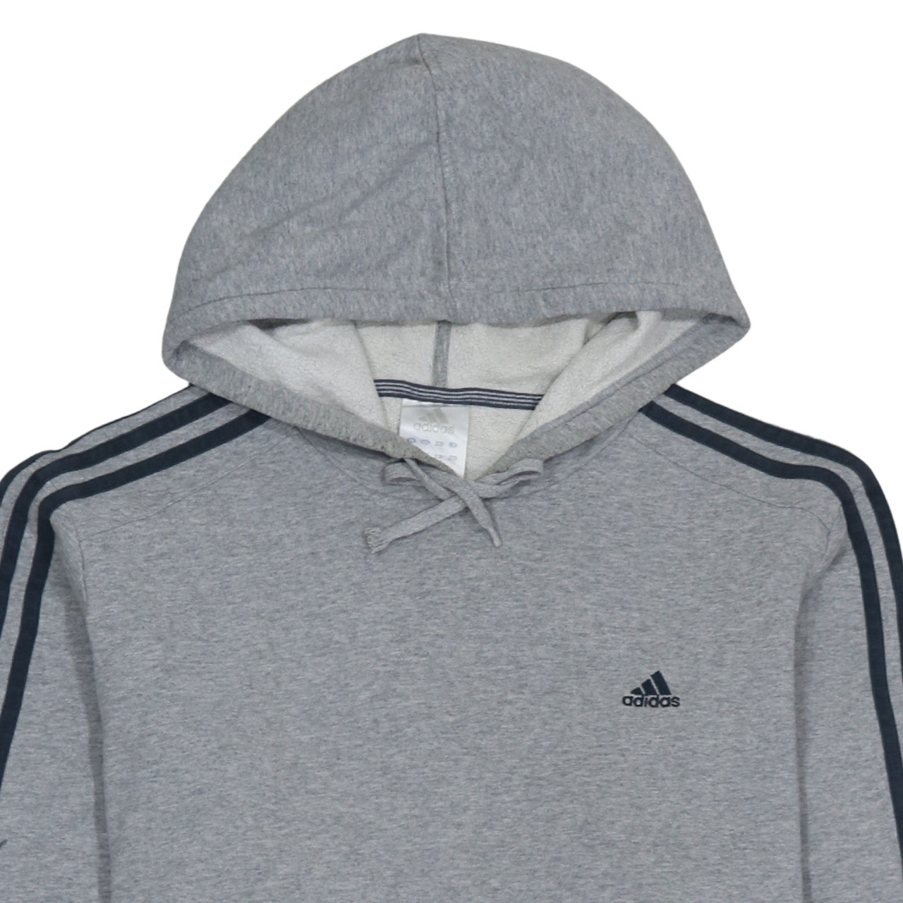 adidas Mens Grey Pullover Hoodie L Regular Fit Sportswear