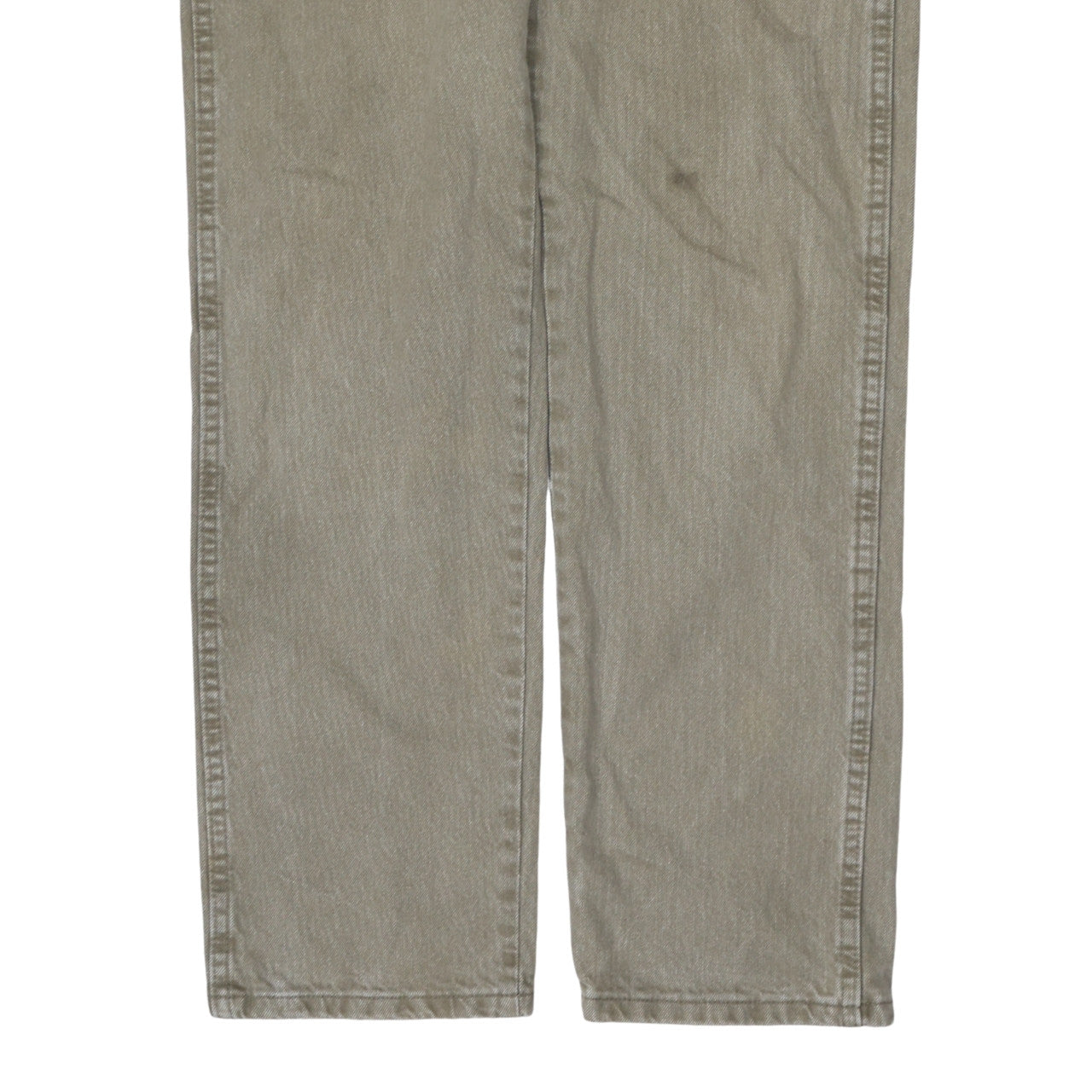 Wrangler Men's Beige Regular Fit Cotton Straight Jeans 34x32