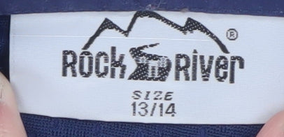 Rock and River Boys Blue Long Sleeve Button-Up Shirt 13-14 Years Scouts Uniform