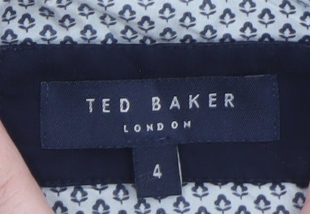 Ted Baker Men's Blue Cotton Polo Shirt Size L