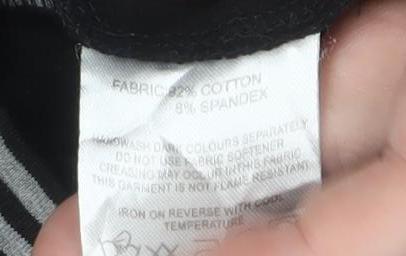 Libra Women Black Size 14 Shift Dress Long Sleeve Cotton Stretch