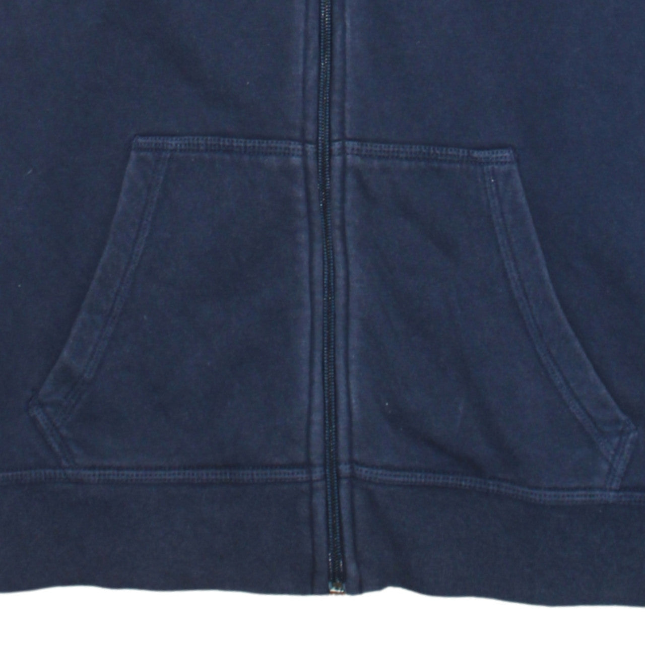 Nike Boys Navy Blue Full Zip Hoodie XL 13-15 Years Cotton Blend