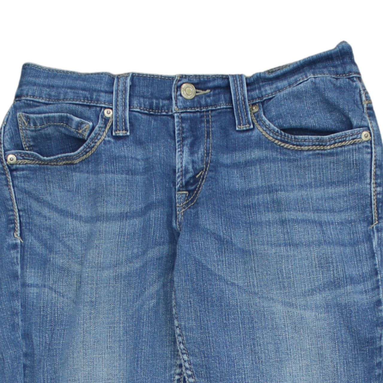 Levi's Women's Blue 524 Too Superlow Skinny Jeans Size M