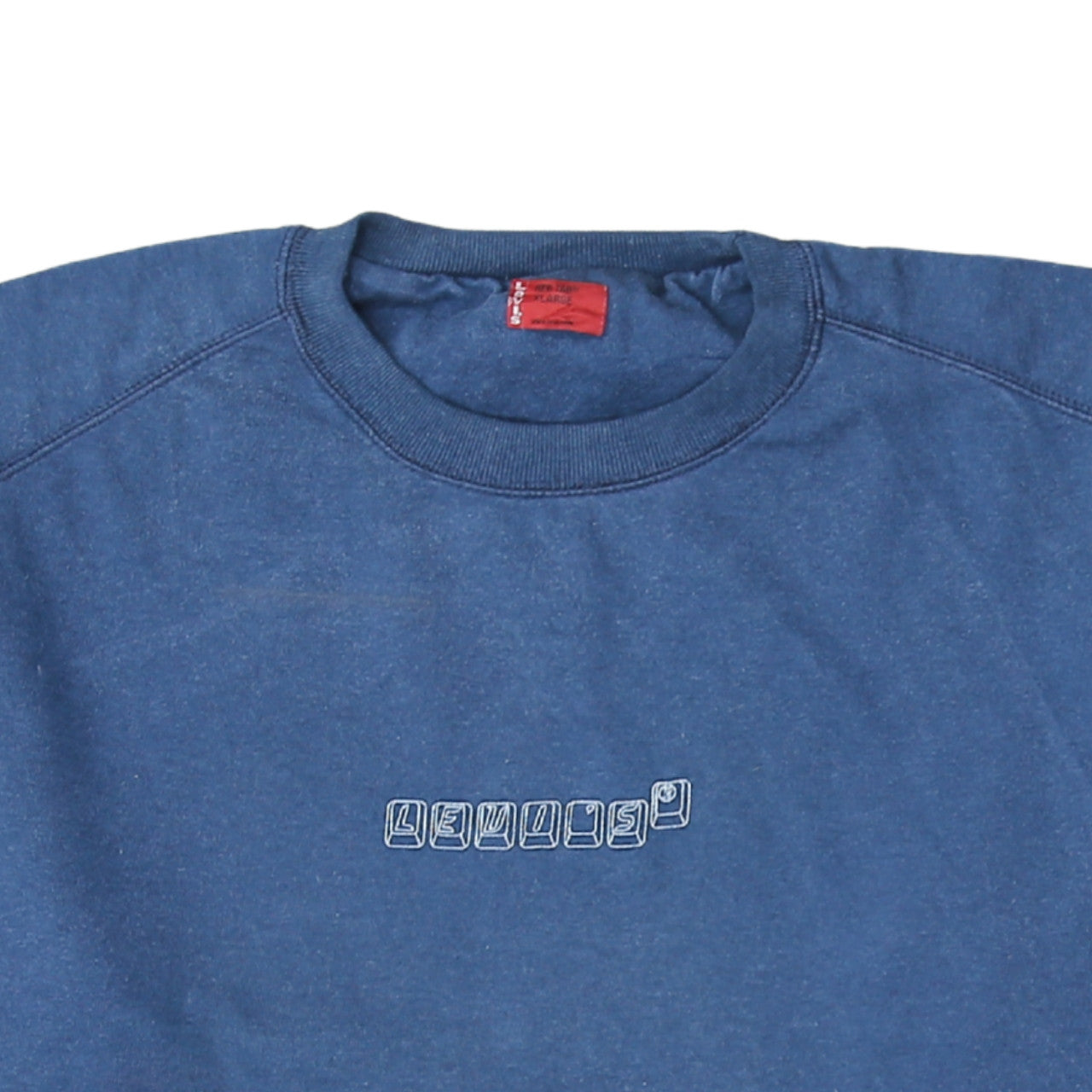 Levi's Men's Blue XL Crew Neck Cotton Blend Sweatshirt